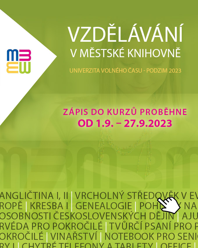 Zápis do kurzů - Studování v městské knihovně