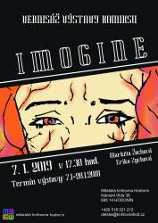 foto - Vernisáž výstavy komiksový příběh o mladé dívce Imogine