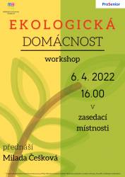 foto - Ekologická domácnost / workshop - ZRUŠENO