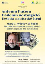 foto - Antonín Kučera – beseda a autorské čtení