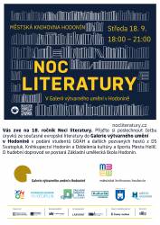 foto - 18. ročník Noci literatury v Galerii výtvarného umění v Hodoníně