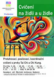 foto - Cvičení na židli a u židle