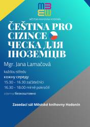 foto - Čeština pro cizince - každou středu