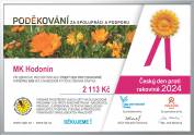 foto - Český den proti rakovině 2024 - poděkování Městské knihovně Hodonín