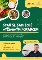 foto - Staň se sám sobě výživovým poradcem aneb jak si nastavit výživu pro lepší zdraví a kondici