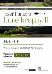 foto - Vernisáž výstavy Linie krajiny II Josefa Fantury
