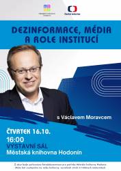 foto - Dezinformace, média a role institucí s Václavem Moravcem