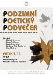 foto - Podzimní poetický podvečer