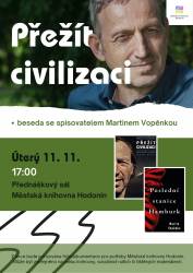 foto - Přežít civilizaci: beseda se spisovatelem Martinem Vopěnkou