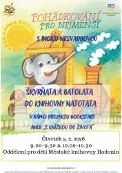 foto - Škvrňata a batolata do knihovny natotata