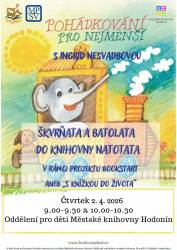 foto - Škvrňata a batolata do knihovny natotata