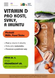 foto - Vitamin D pro kosti, svaly a imunitu – Dny zdraví 2026
