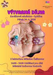 foto - Výtvarná dílna: Korálkové náušnice – kytička