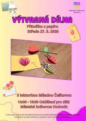 foto - Výtvarná dílna: Přáníčka z papíru