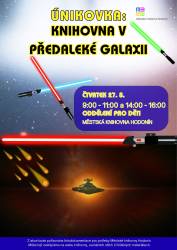 foto - Úniková hra: Knihovna v předaleké galaxii