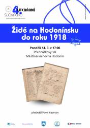 foto - Židé na Hodonínsku do roku 1918 – festival Literární Slovácko